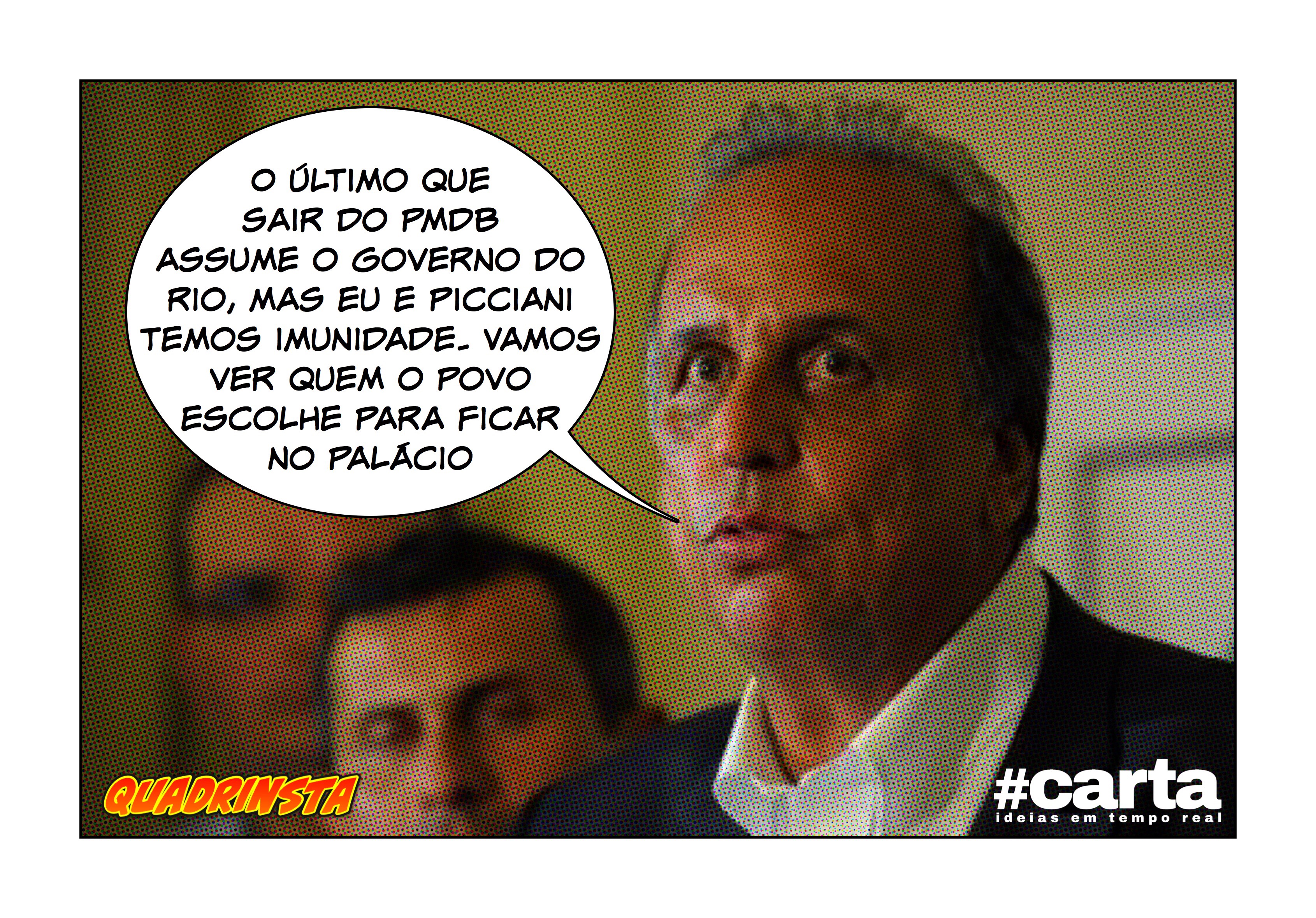 Quadrinsta – PMDB do RJ é convidado para o Big Brother Brasil 2018