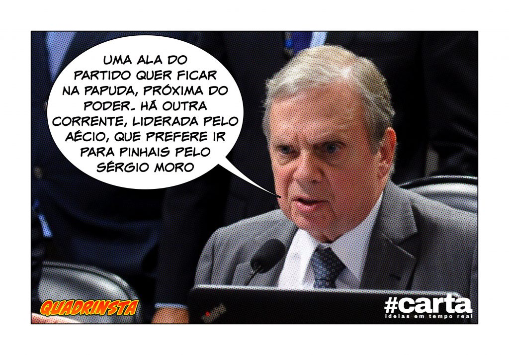 Quadrinsta – Divisão do PSDB se dá entre presídios da Papuda e Pinhais