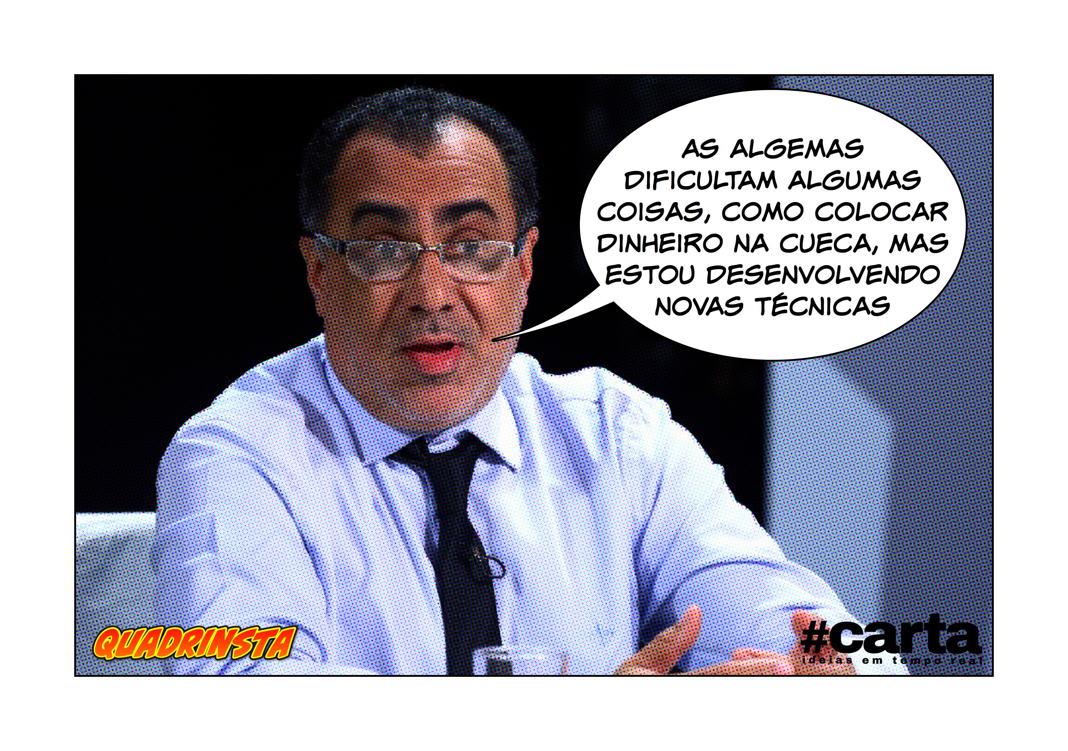 Quadrinsta – Algemas dificultam único deputado a registrar presença