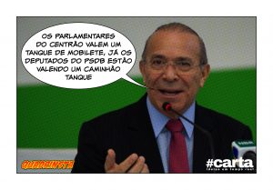 Quadrinsta - Deputados serão cotados em litros de combustível