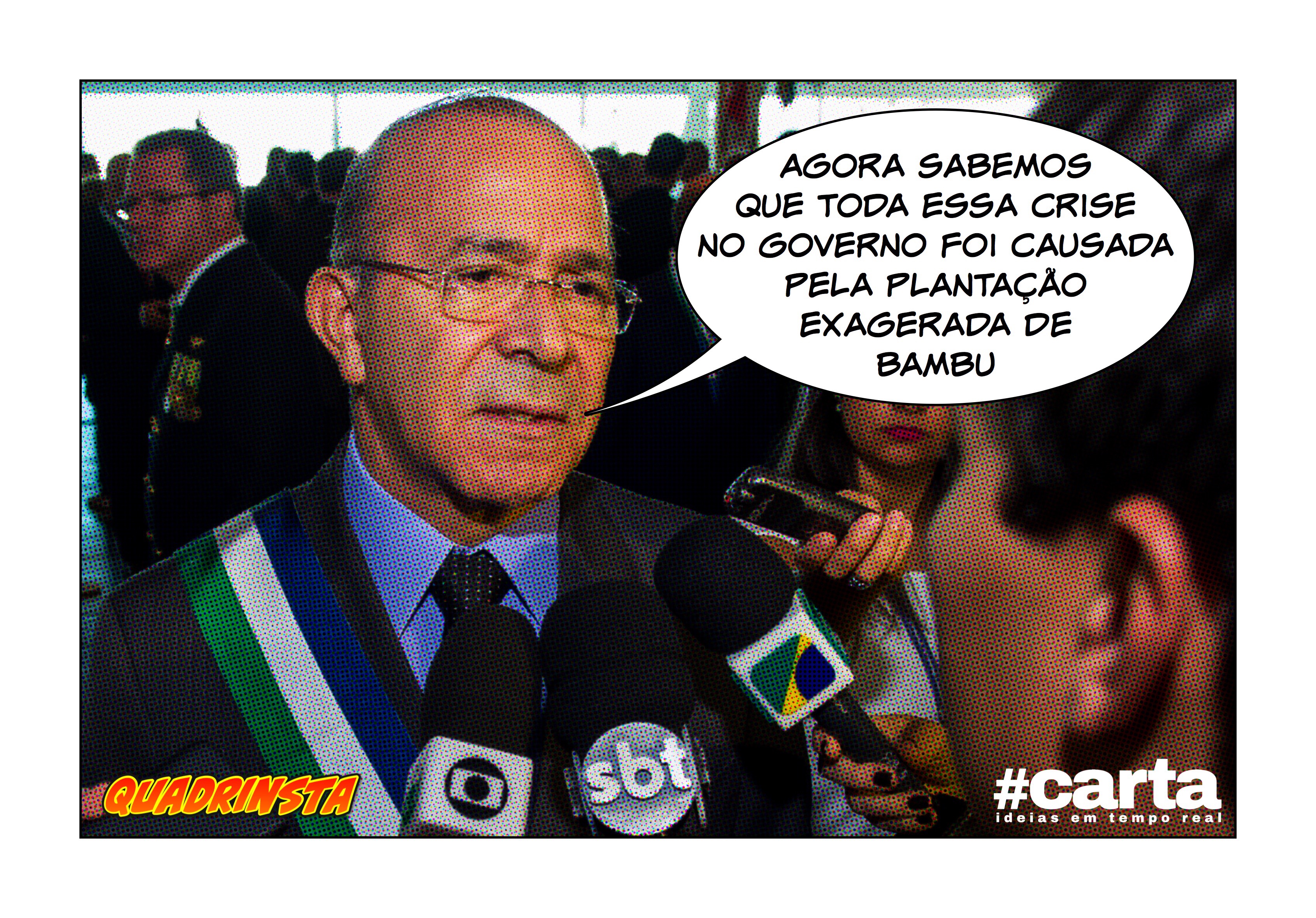 Quadrinsta – Por Janot, Governo Federal proíbe plantações de bambu