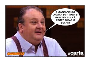 Quadrinsta - Chef de cozinha é escalado para analisar jantar de Temer