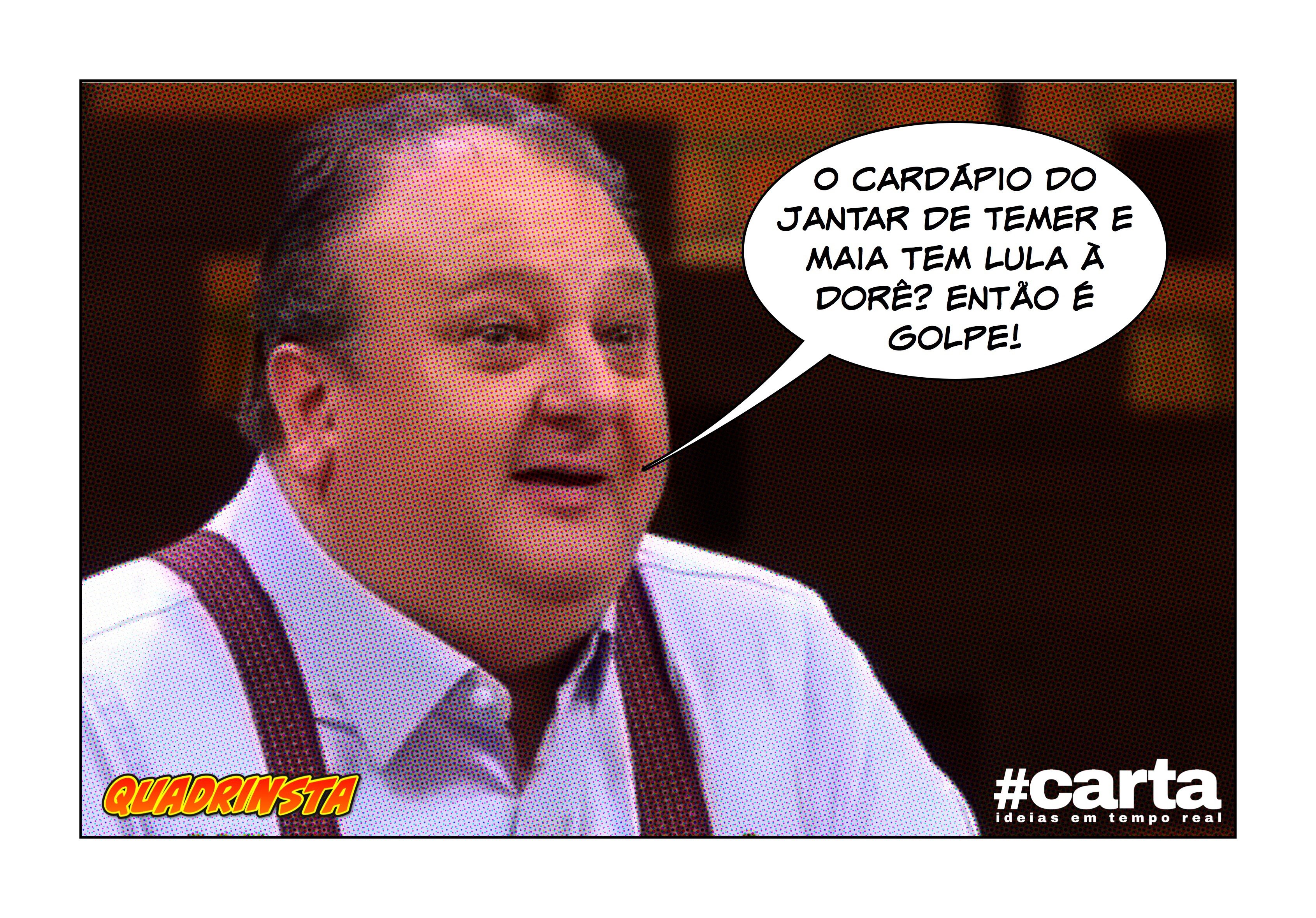 Quadrinsta – Chef de cozinha é escalado para analisar jantar de Temer