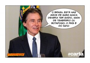 Quadrinsta - Com Temer na Alemanha e Maia na Argentina, BR é do Índio