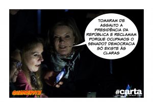 Quadrinsta - Senado apaga luzes para aprovar reforma às sombras