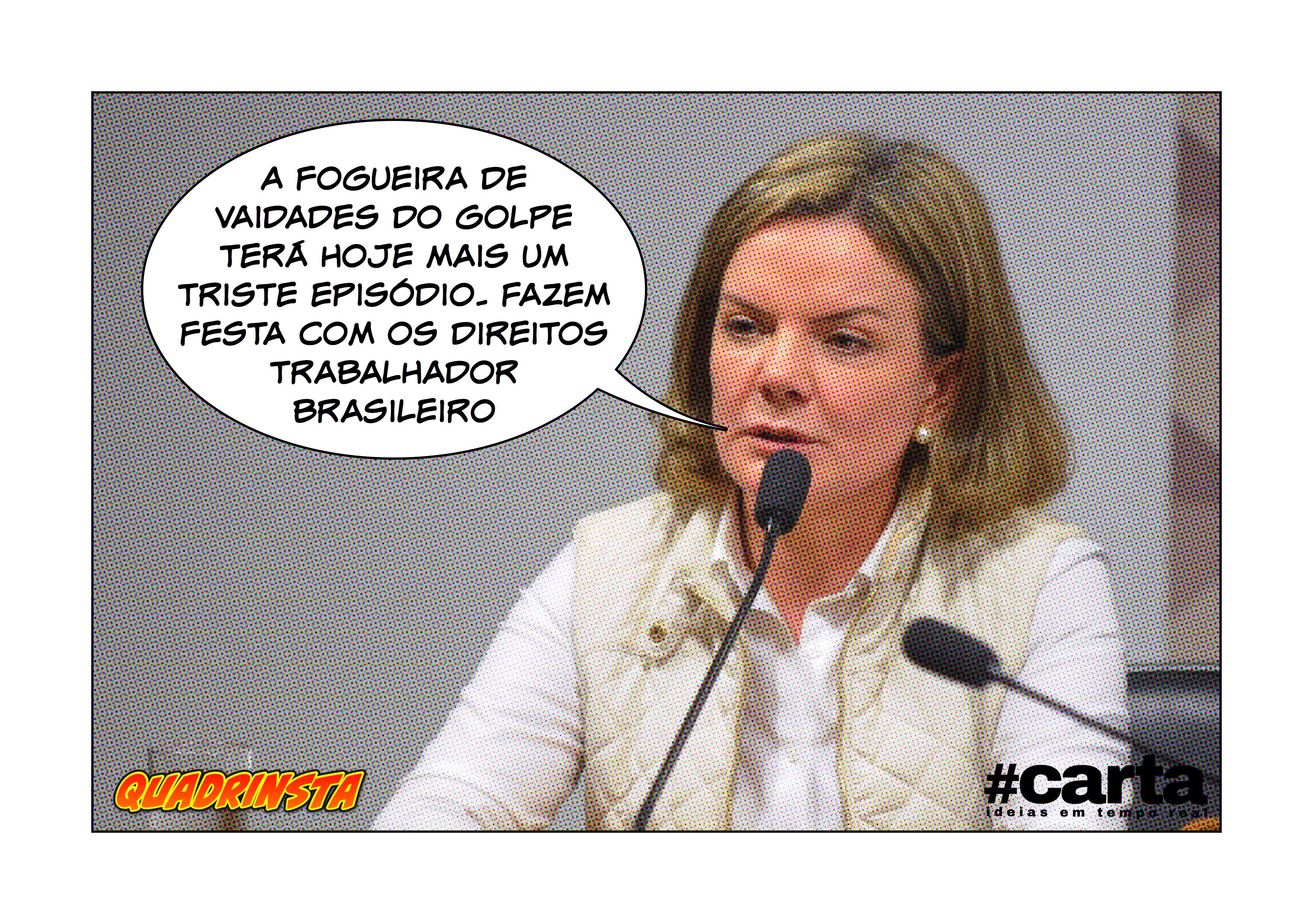 Quadrinsta – Senado coloca CLT de vez em fogueira de festa julina