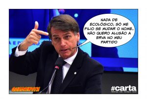 Quadrinsta - Partido ecológico muda nome por Bolsonaro rejeitar erva