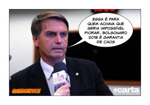 Quadrinsta - Cenário em que Bolsonaro empata com Lula é o de caos