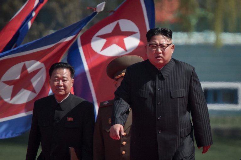 Kim Jong-Un em 13 de abril. Ele aposta alto 