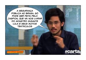 Quadrinsta - Kataguiri afirma que só Jaspion pode livrar Brasil do mal