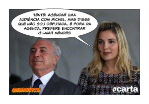 Quadrinsta - Marcela quer mandato na Câmara por encontro com Temer