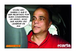 Quadrinsta - Esquecido no dia do amigo, Valério delata PMDB, PSDB e PT