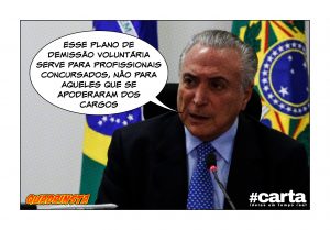 Quadrinsta - País pede que Temer adira a plano de demissão voluntária