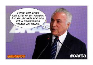 Quadrinsta - Temer volta a país sem crise e desembarca em Cuba