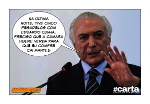 Quadrinsta - Temer pede a Câmara verba para calmantes até agosto