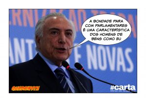 Quadrinsta - Temer é indicado ao Nobel da Paz por bondades a deputados