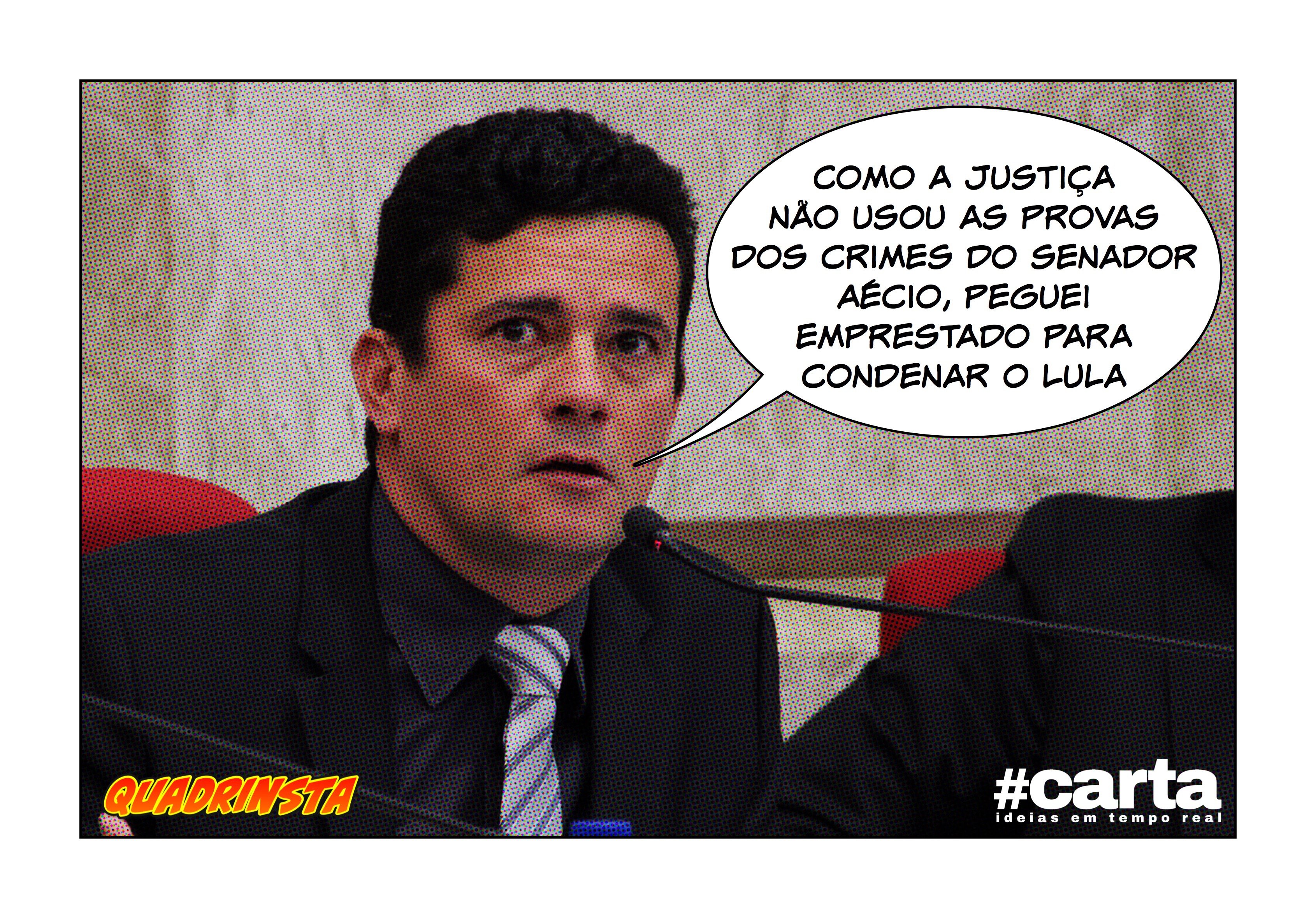 Quadrinsta – Moro condena Lula com provas de Aécio emprestadas