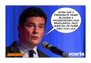 Quadrinsta - Moro se antecipa a Temer e bloqueia aposentadoria de Lula