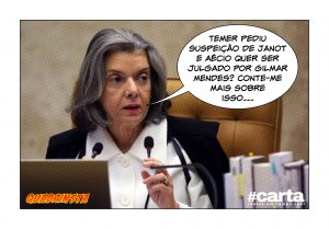 Quadrinsta - Cármen Lúcia impede nova chapa Gilmar-Aécio no Supremo