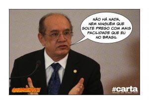 Quadrinsta - Ministro Gilmar Mendes será garoto-propaganda de laxante