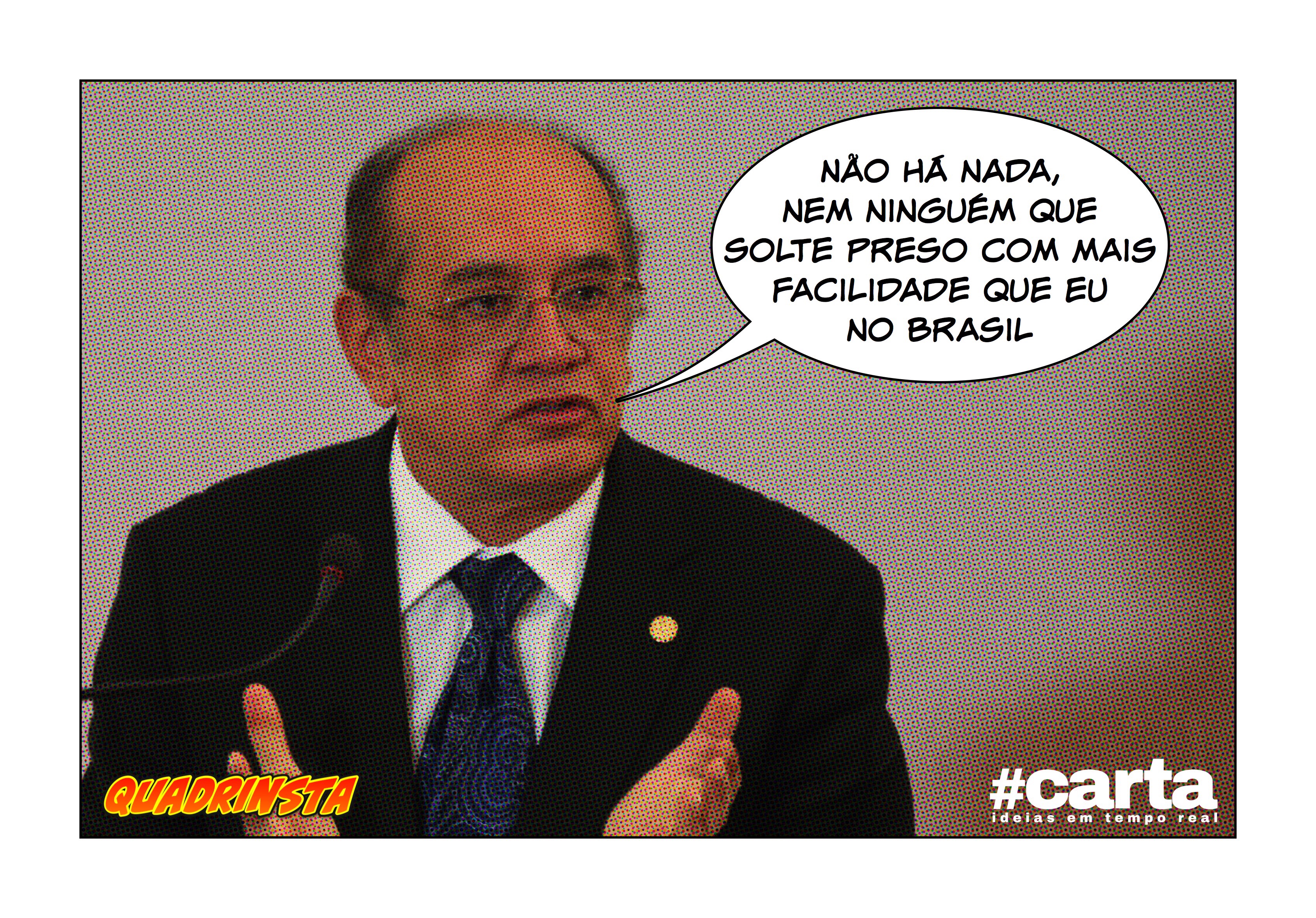 Quadrinsta – Ministro Gilmar Mendes será garoto-propaganda de laxante