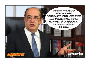 Quadrinsta - Gilmar Mendes providencia condenação a Aécio por pesquisa