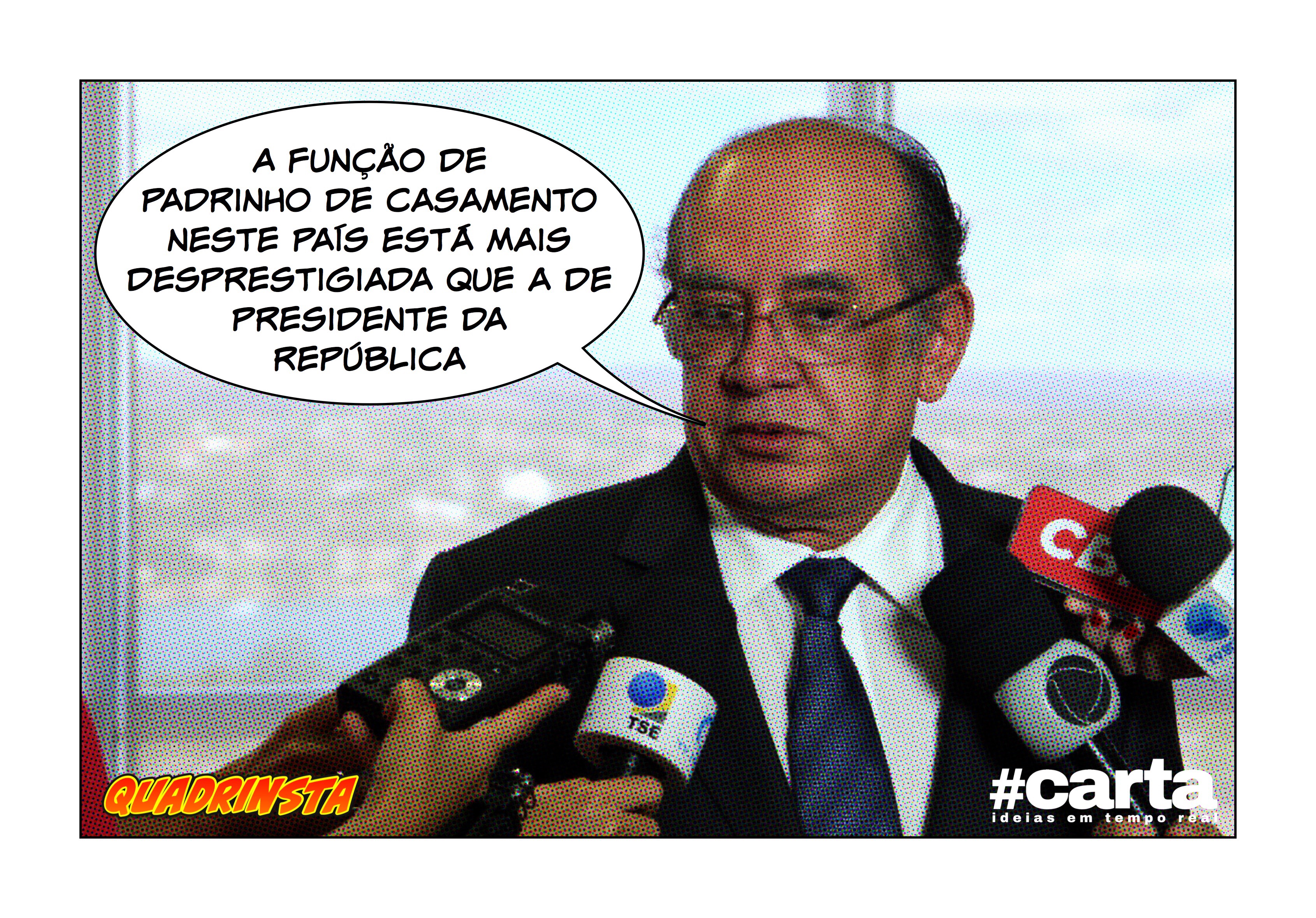 Quadrinsta – Empresa oferece aluguel de padrinho de casamento corrupto