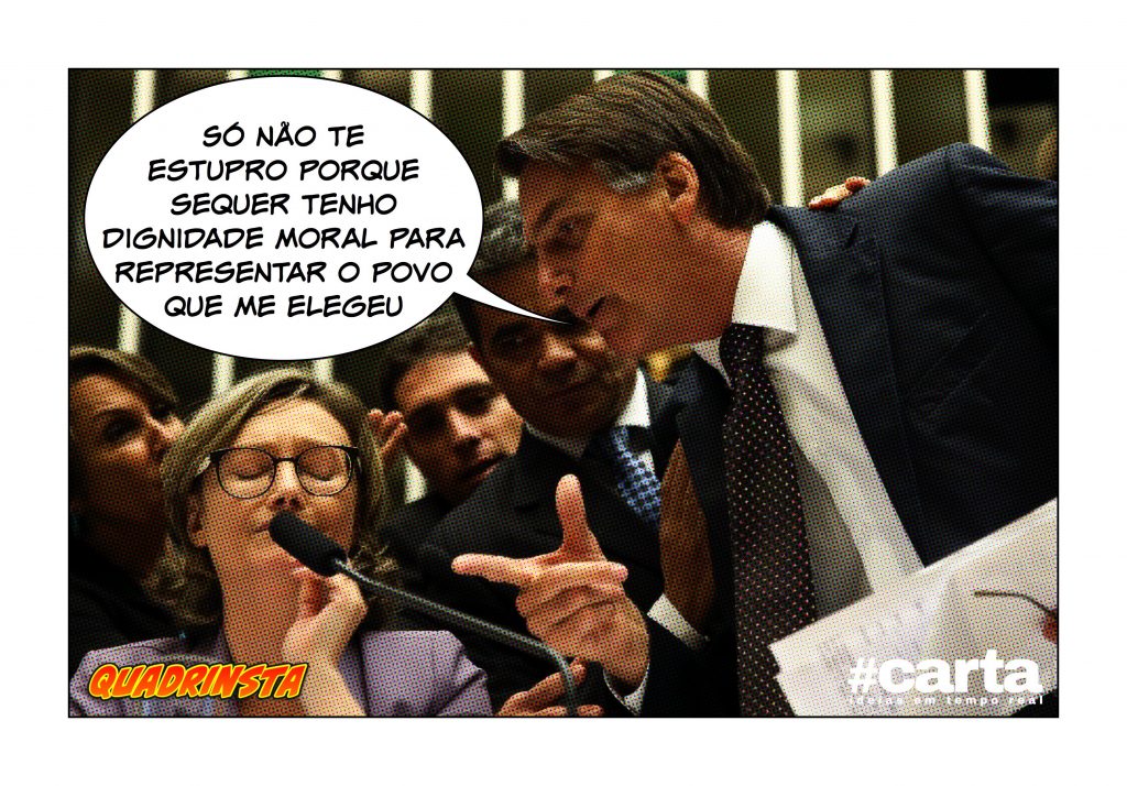 Quadrinsta – Jair Bolsonaro é condenado por estuprar dignidade humana