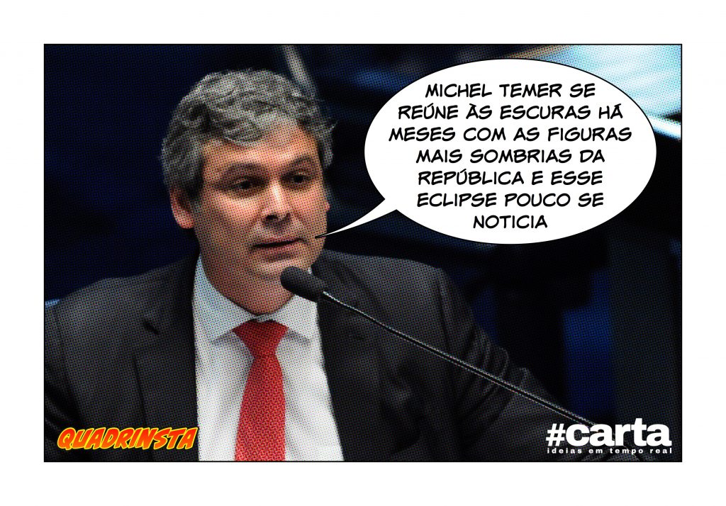 Quadrinsta – Lindbergh: “Agenda de Temer tem eclipse total há meses”