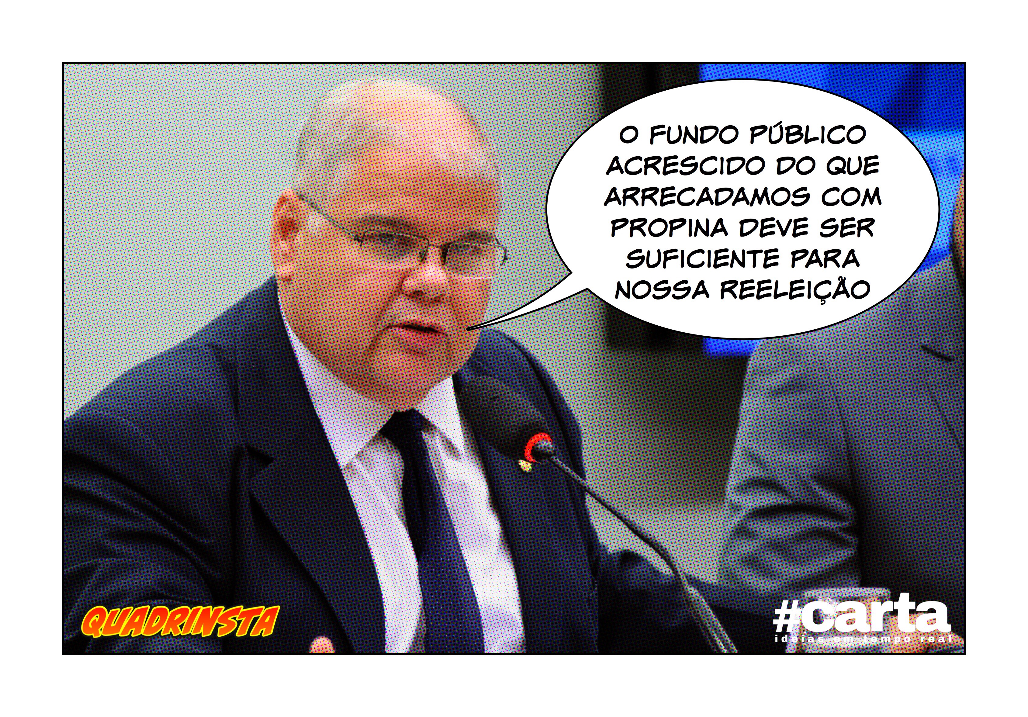Quadrinsta – Extinção de propina é barrada na reforma política