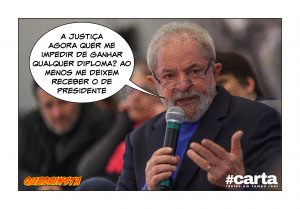 Quadrinsta - Justiça proíbe Lula de ganhar diploma, além de presidente