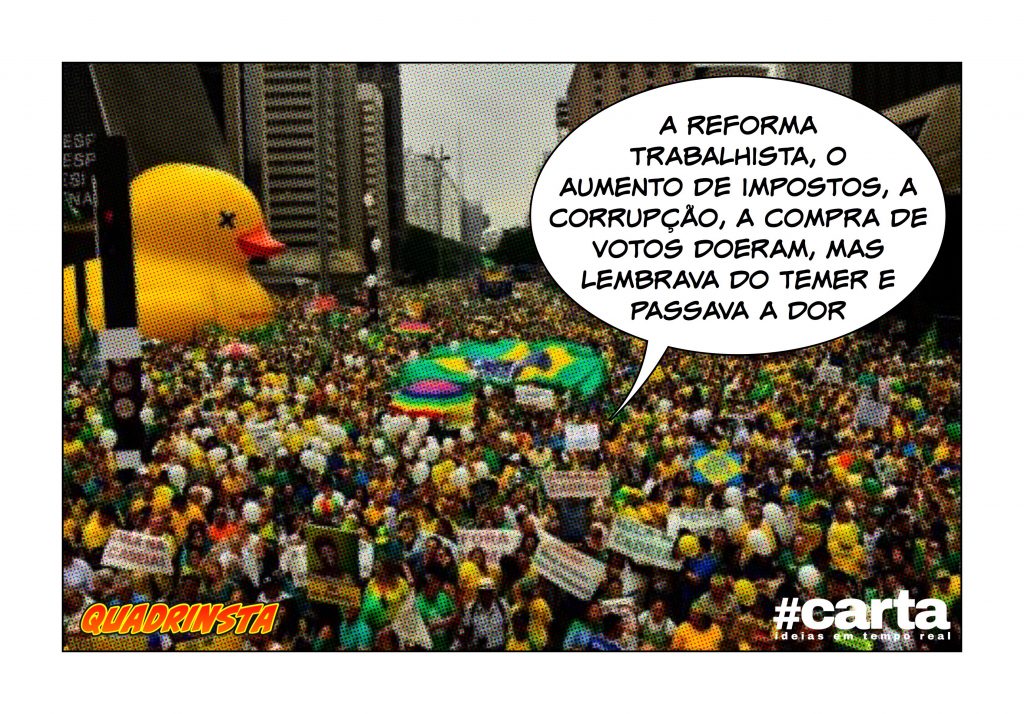 Quadrinsta – Paneleiro: “Doeu, mas lembrava do Temer e passava a dor”