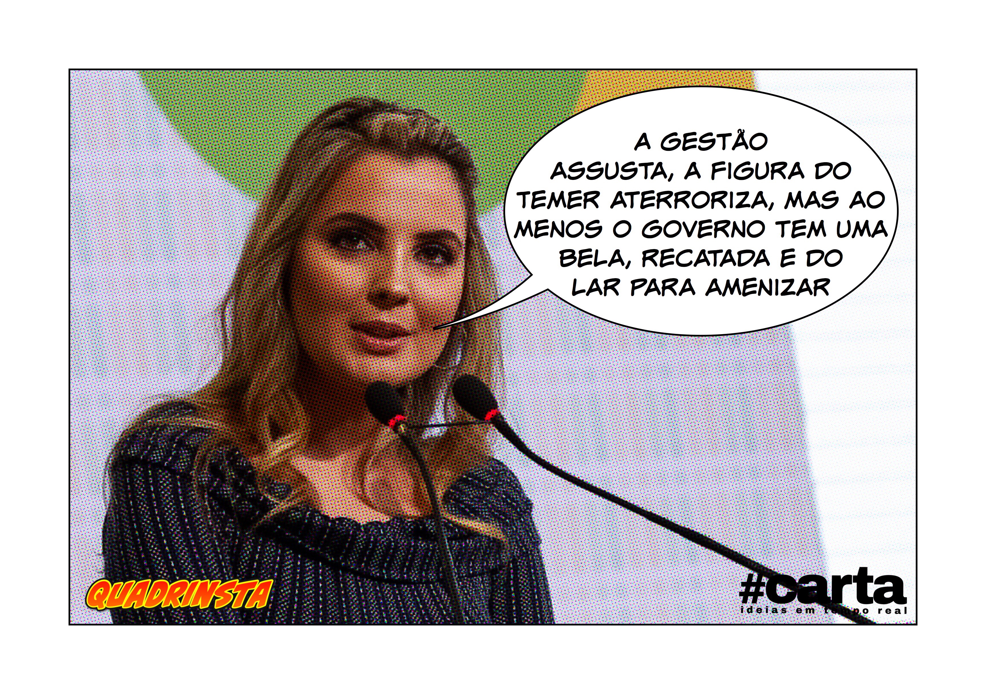 Quadrinsta – Temer viaja, Marcela reaparece e governo melhora imagem