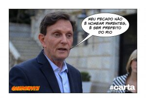 Quadrinsta - Crivella emprega o nome do pai, do filho e do sócio santo