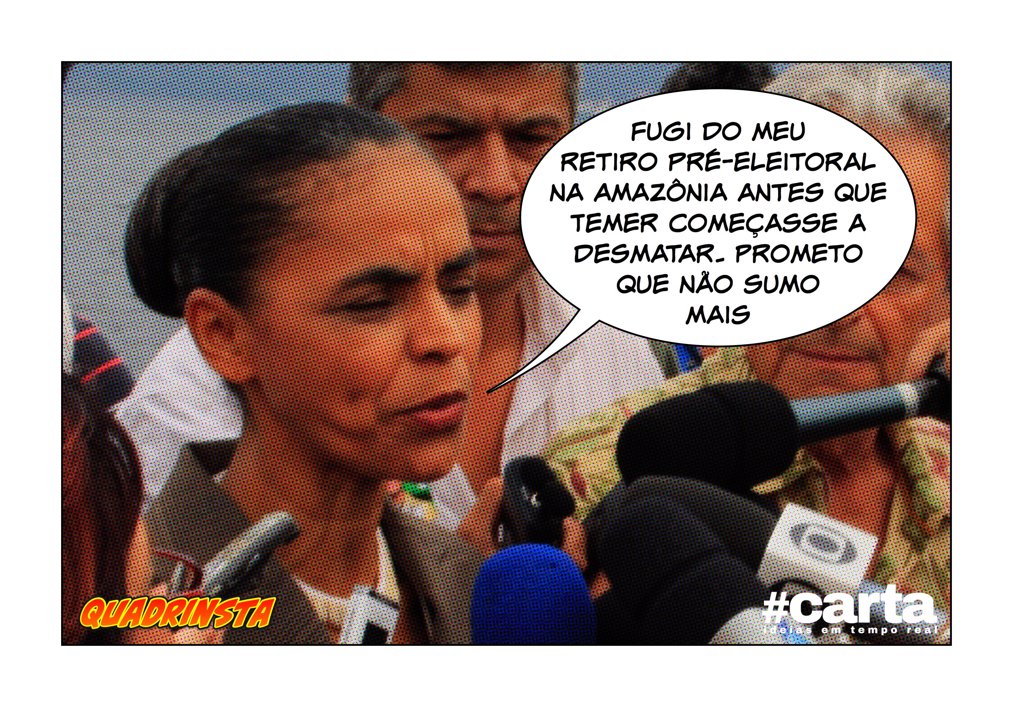Quadrinsta – Marina foge da Amazônia e reaparece em programa eleitoral