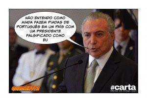 Quadrinsta - Presidente falsificado, Temer troca Paraguai por Portugal