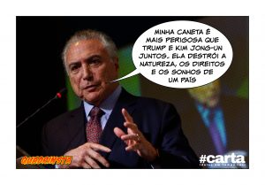 Quadrinsta - Caneta de Temer entra em lista de armas mais letais