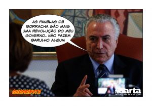 Quadrinsta - Temer comemora: