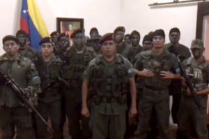 Governo reprime levante militar na Venezuela