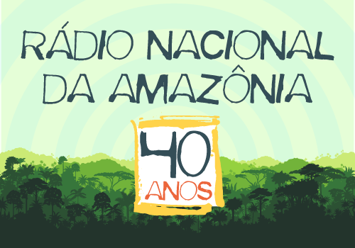 Banner comemorativo dos 40 anos da Rádio Nacional da Amazônia no site da EBC. Nada há para comemorar! 