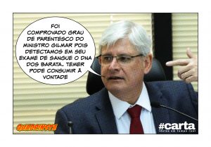 Quadrinsta - MPF pede exame de DNA de Gilmar e acha sangue de Barata