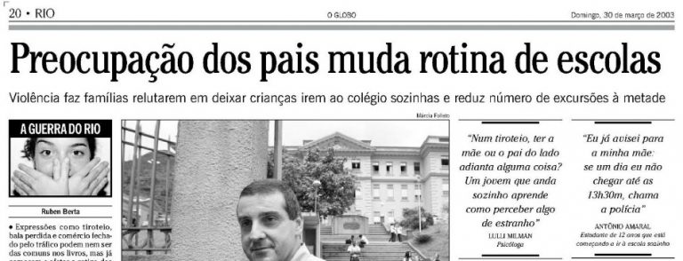 Selo "A Guerra do Rio"
