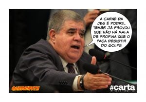 Quadrinsta - Para salvar carne de Temer, unha Marun relata CPMI da JBS
