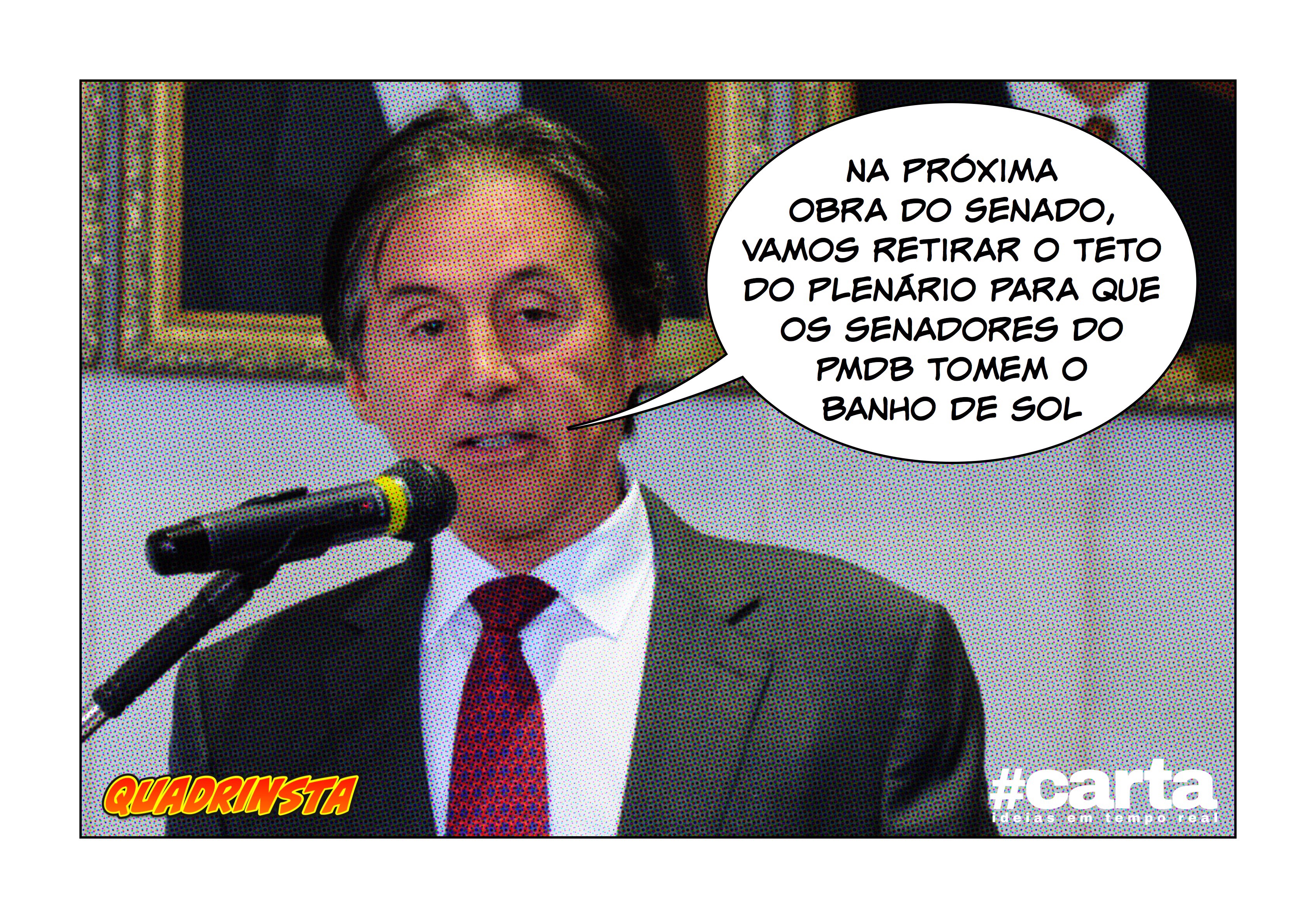 Quadrinsta – Senado perderá teto para banho de sol de bancada do PMDB