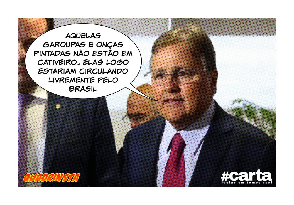 Quadrinsta – Geddel é acusado de manter garoupas e onças em cativeiro