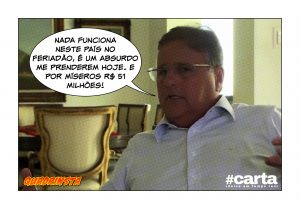 Quadrinsta - Prisão revolta Geddel: 