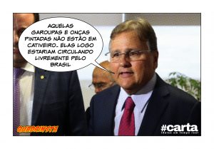 Quadrinsta - Geddel é acusado de manter garoupas e onças em cativeiro