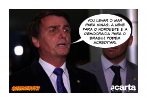 Quadrinsta - Mar nega desejo de encontro com Jair Bolsonaro