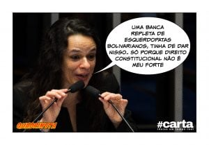 Quadrinsta - Janaína Paschoal condena 'lanterna' em concurso: