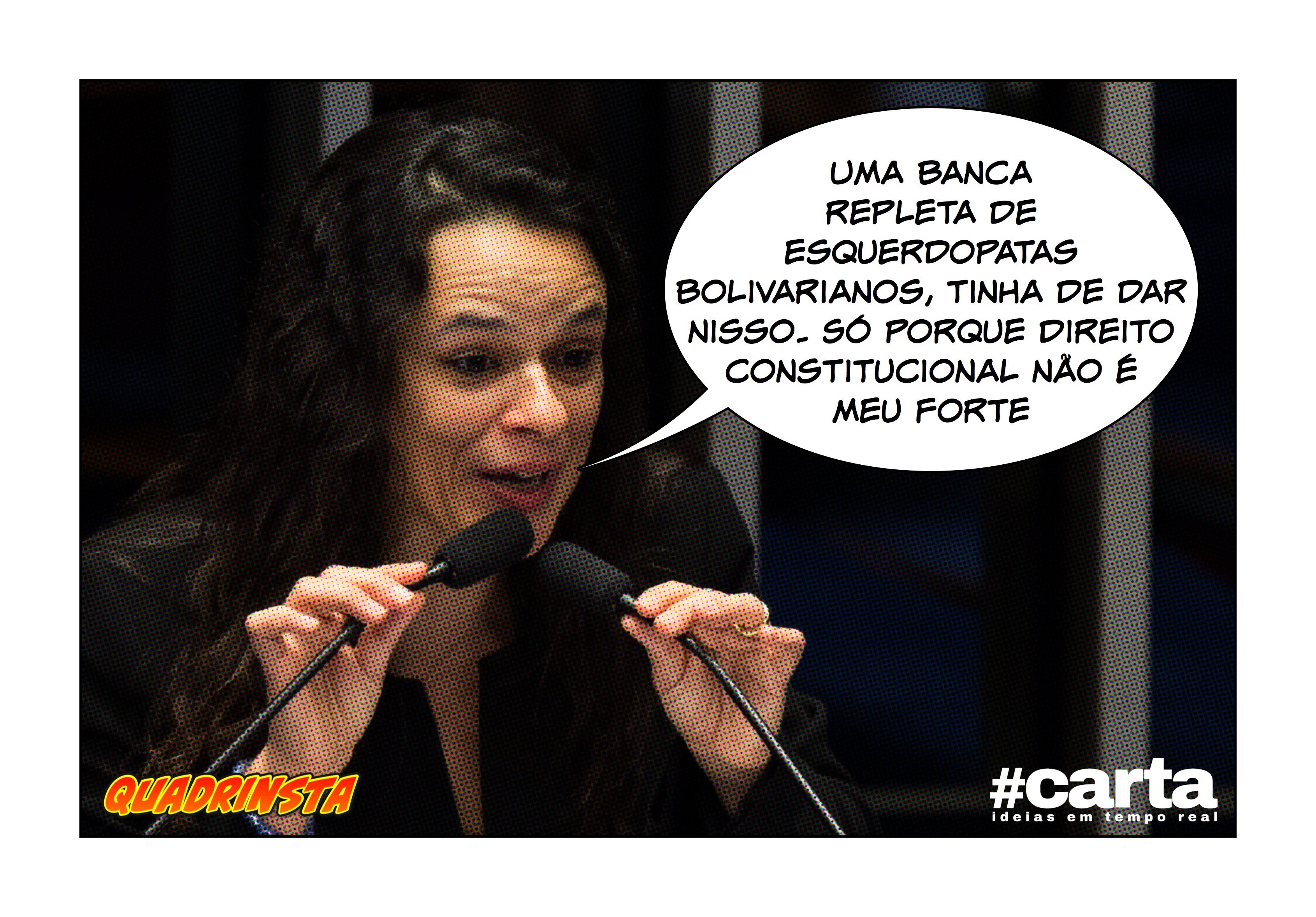 Quadrinsta – Janaína Paschoal condena ‘lanterna’ em concurso: “Golpe!”